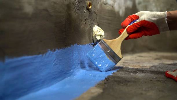Commercial Waterproofing project at a Hartford, KY business property by SJ Waterproofing Pros